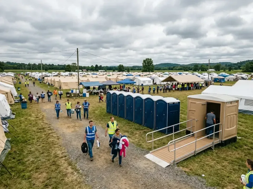 disaster-relief-camp-restrooms-010 — frequently asked questions, Dumpster & Portable Bathrooms Rental in The College of New…